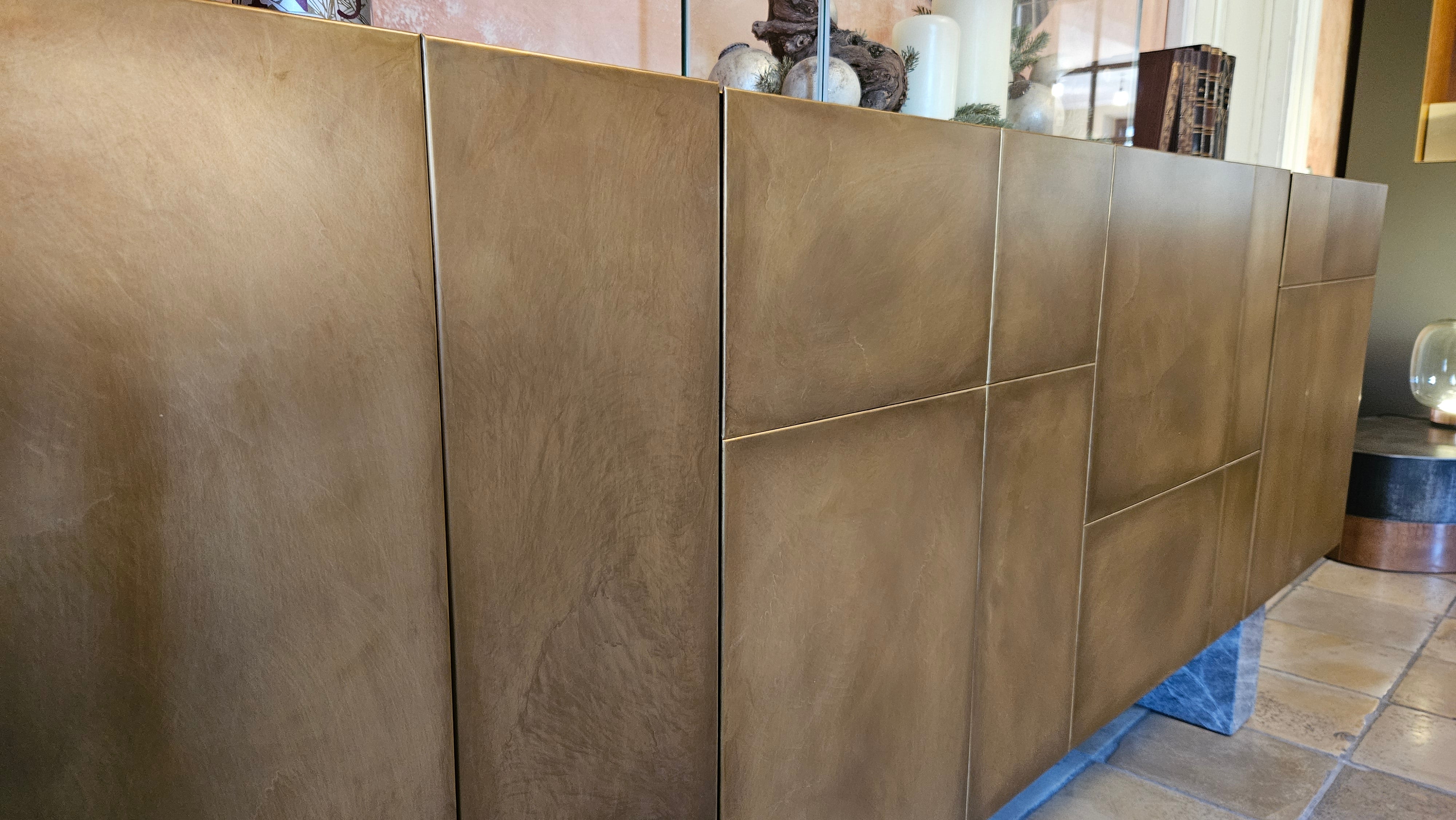 10318 Sideboard SLIM SIDE HIGH gold